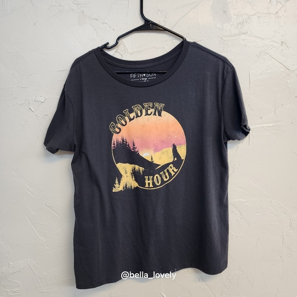 Fifth Sun Tops - Fifth Sun Tee with Golden Hour Graphic